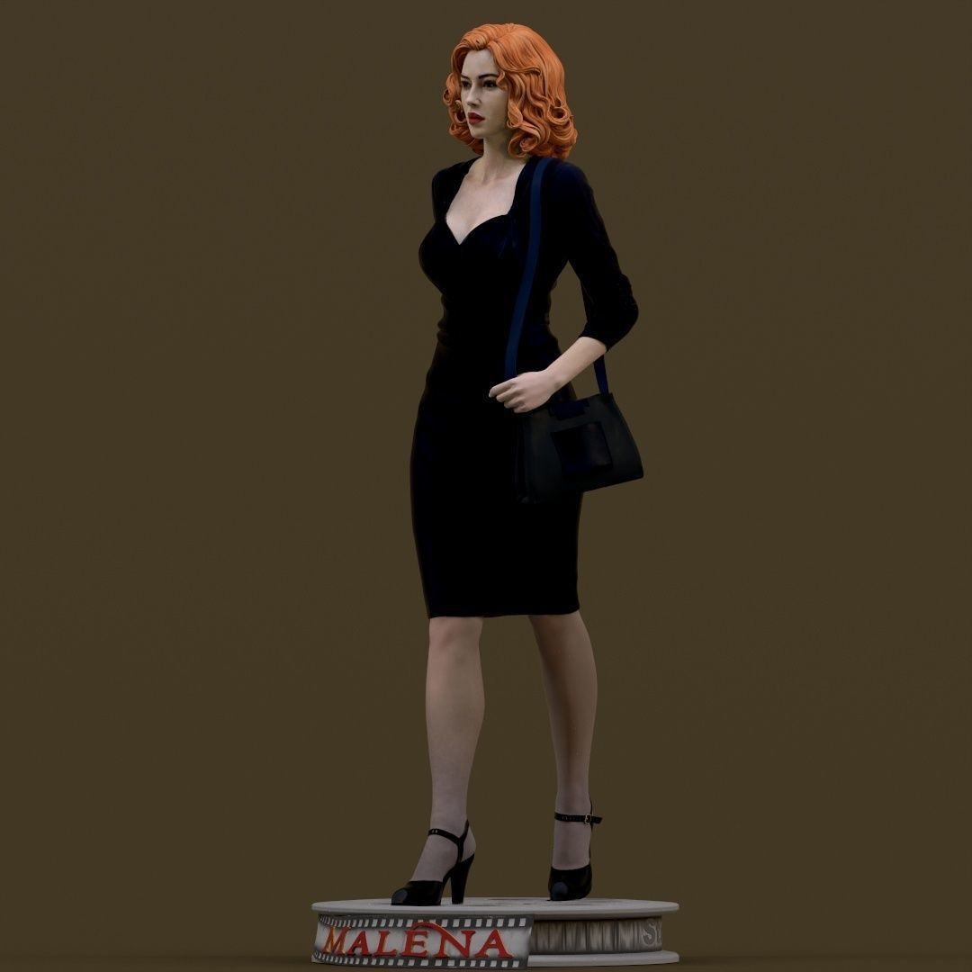 Malena  3D print model_14