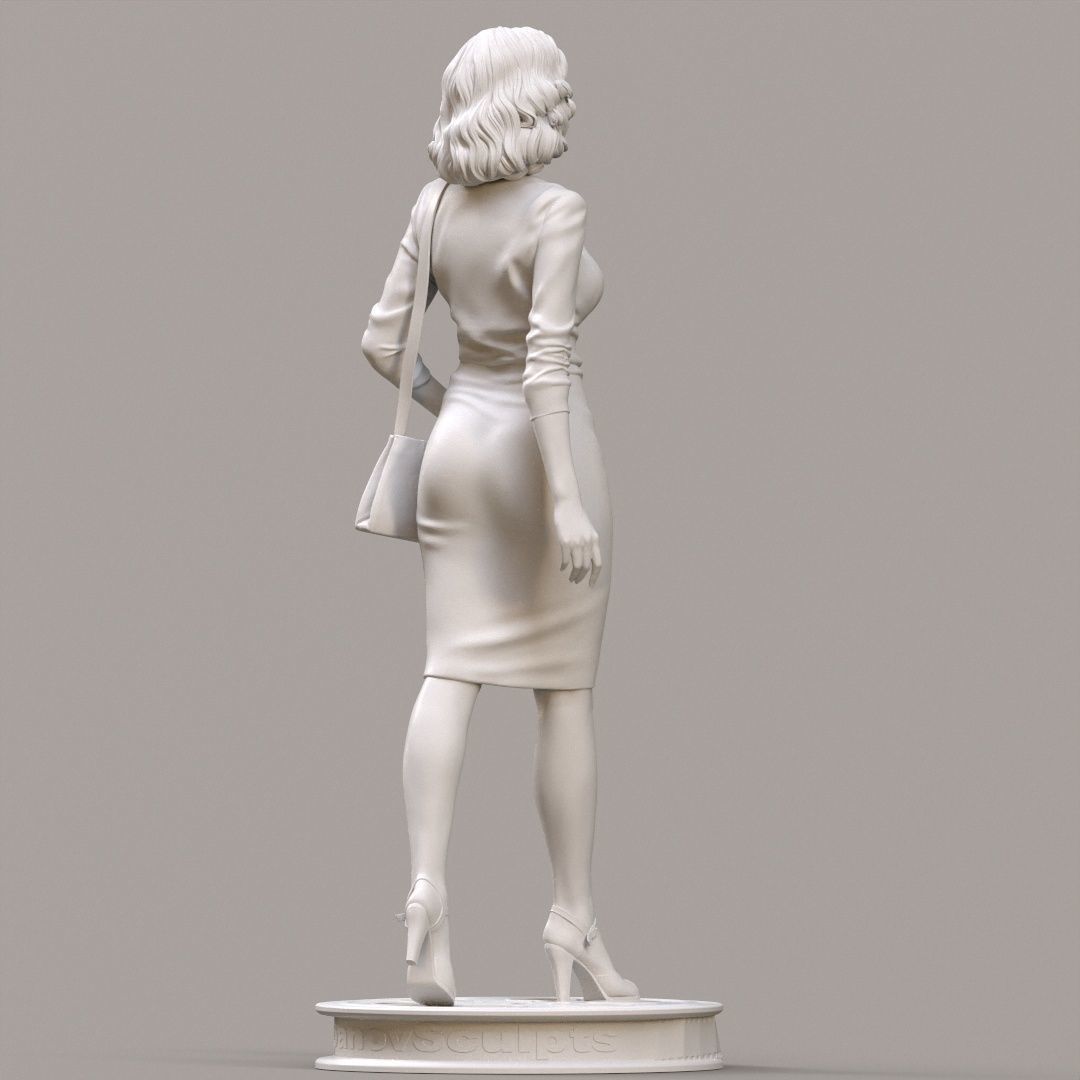 Malena  3D print model_7