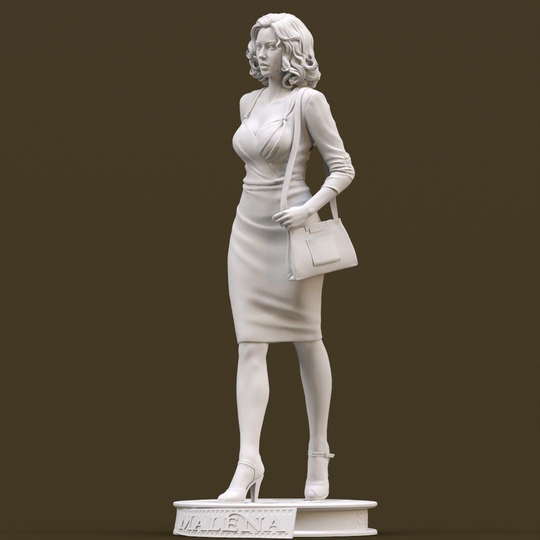 Malena  3D print model_15