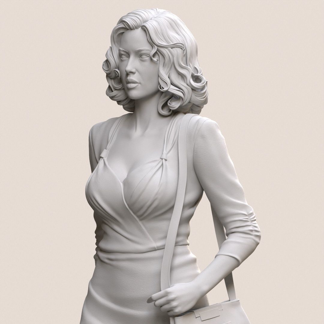 Malena  3D print model_31