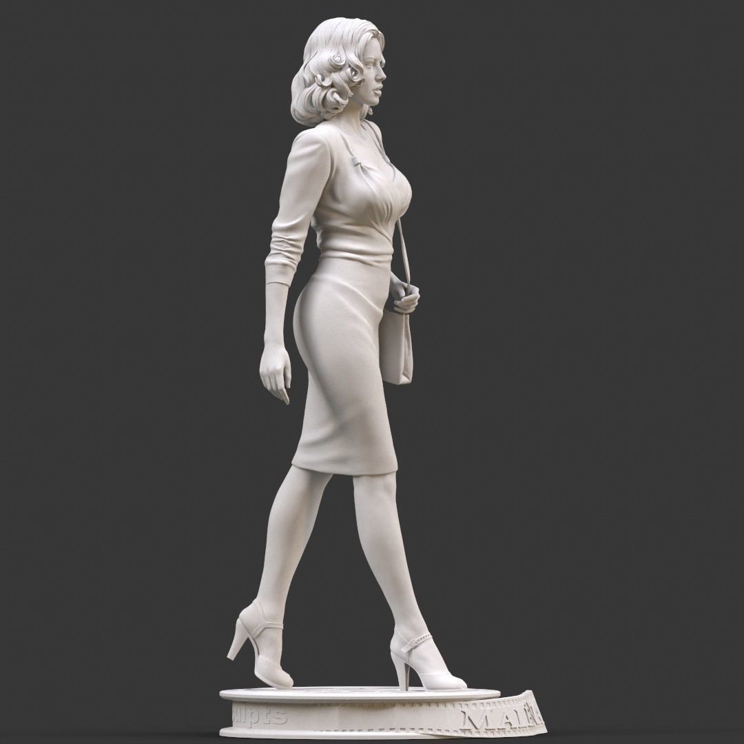 Malena  3D print model_5