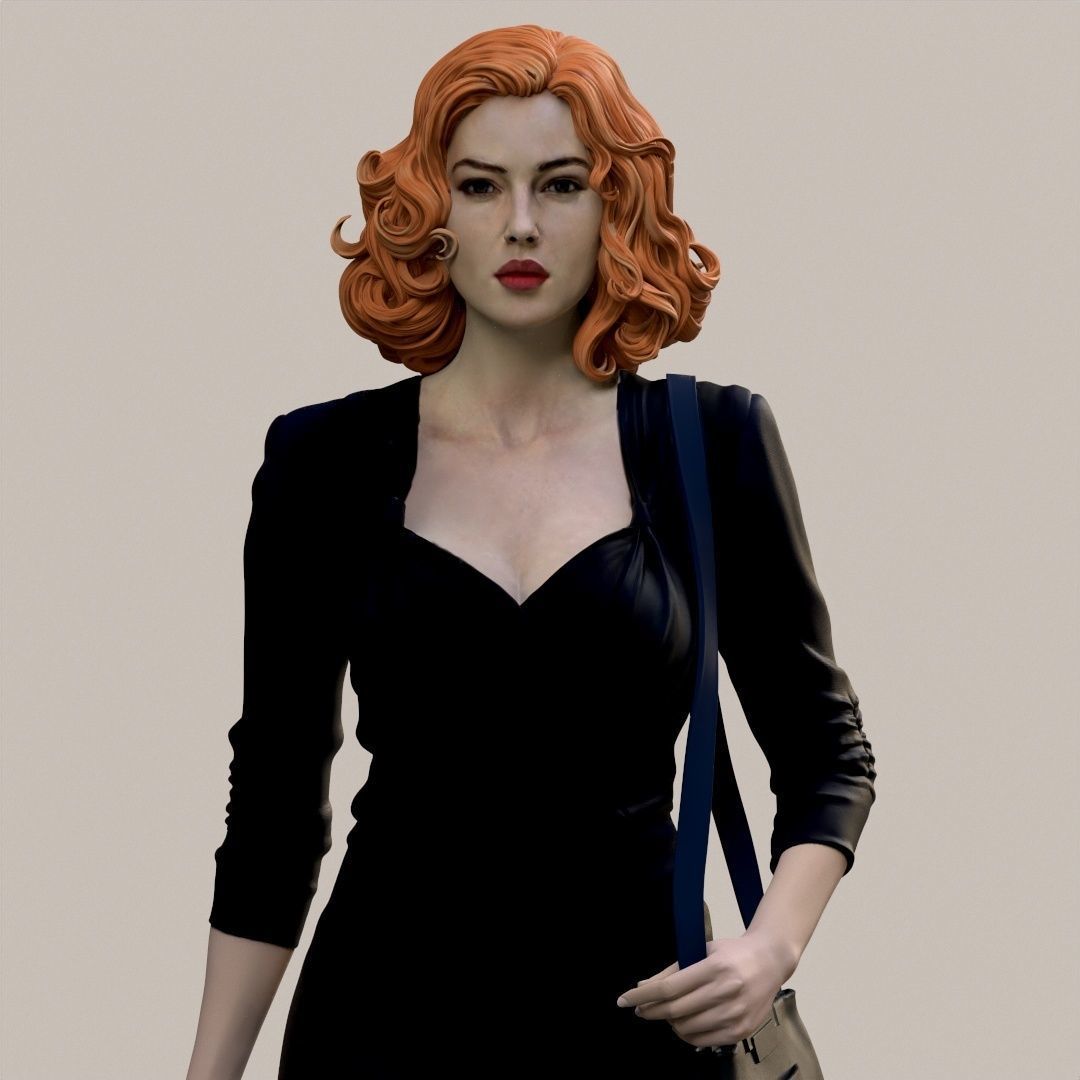 Malena  3D print model_32