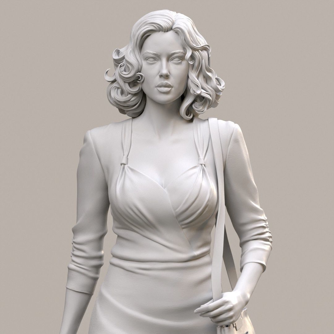 Malena  3D print model_17