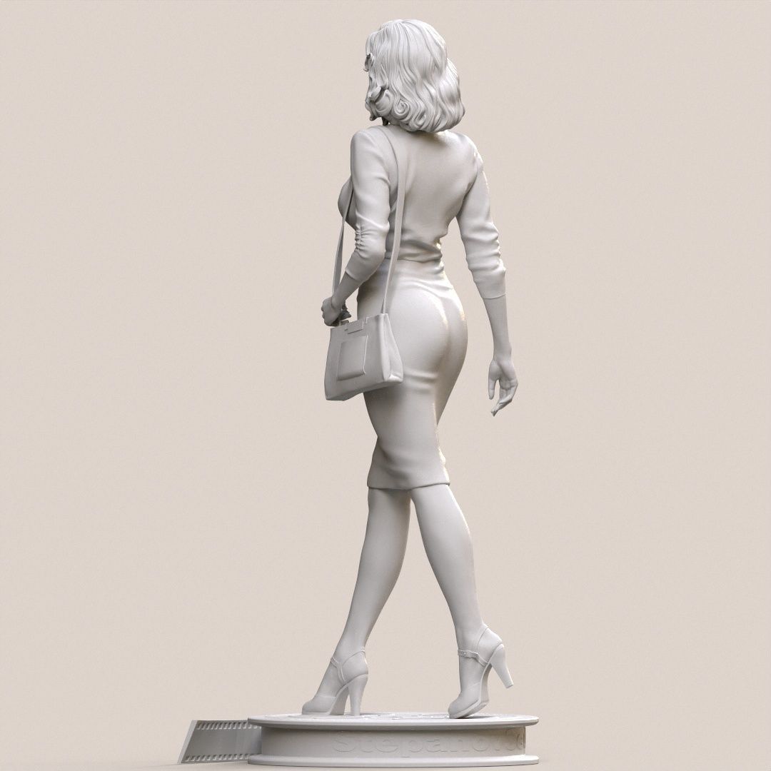 Malena  3D print model_11