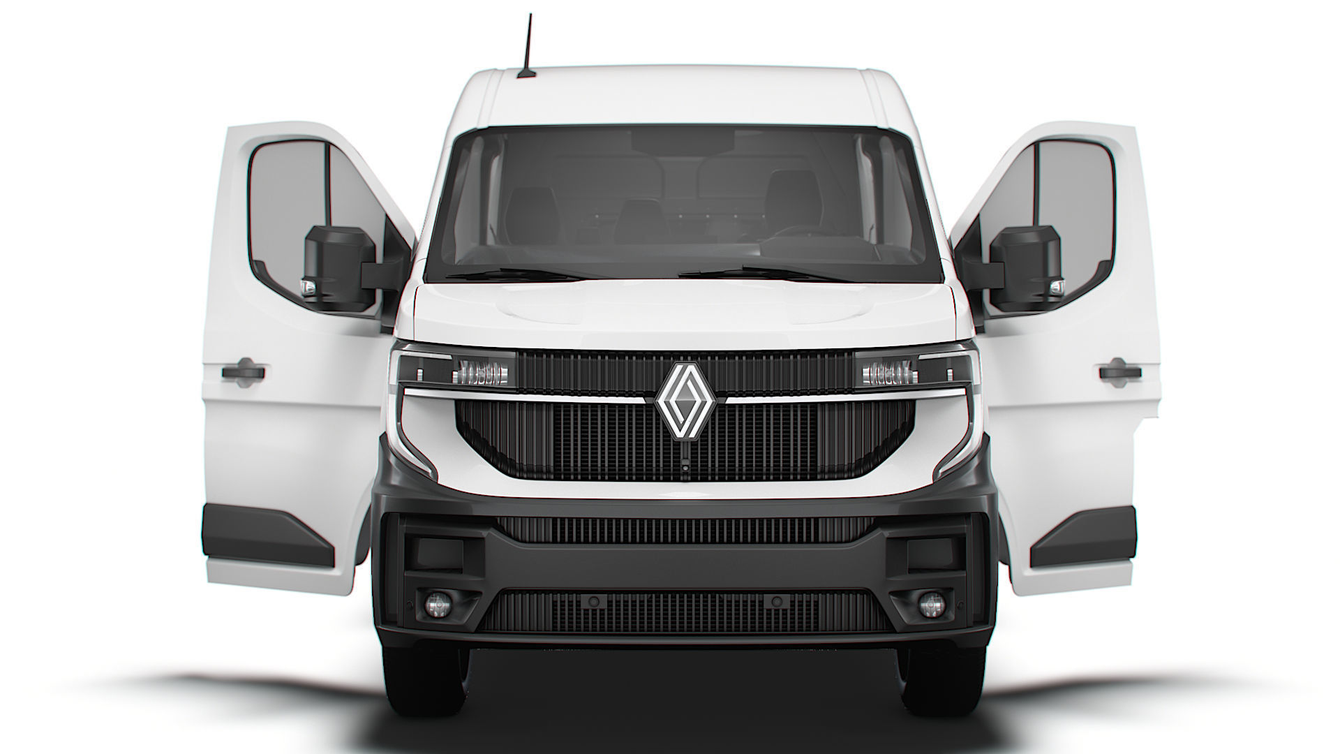 Renault Master L2H2 CrewCab Van HQ Interior 2024 3D model_6