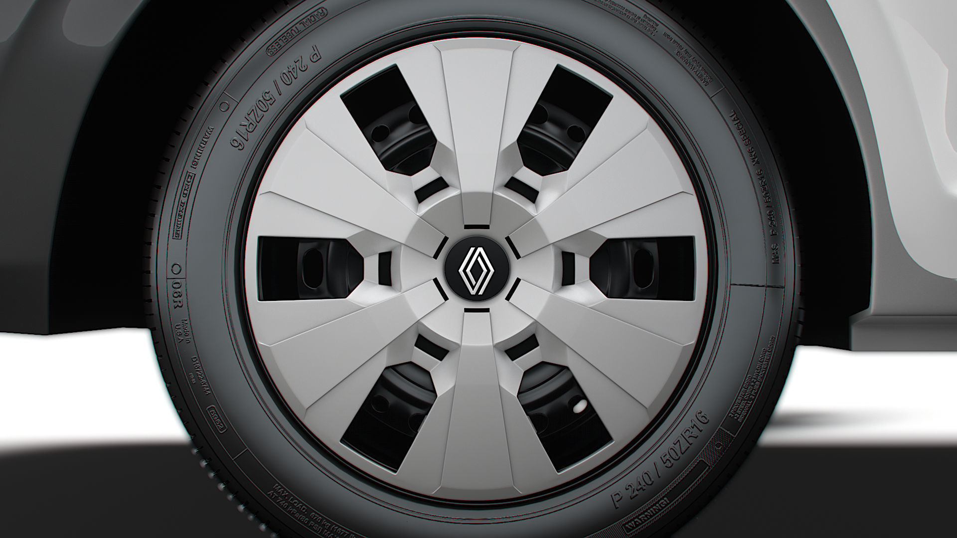 Renault Master L2H2 CrewCab Van HQ Interior 2024 3D model_12