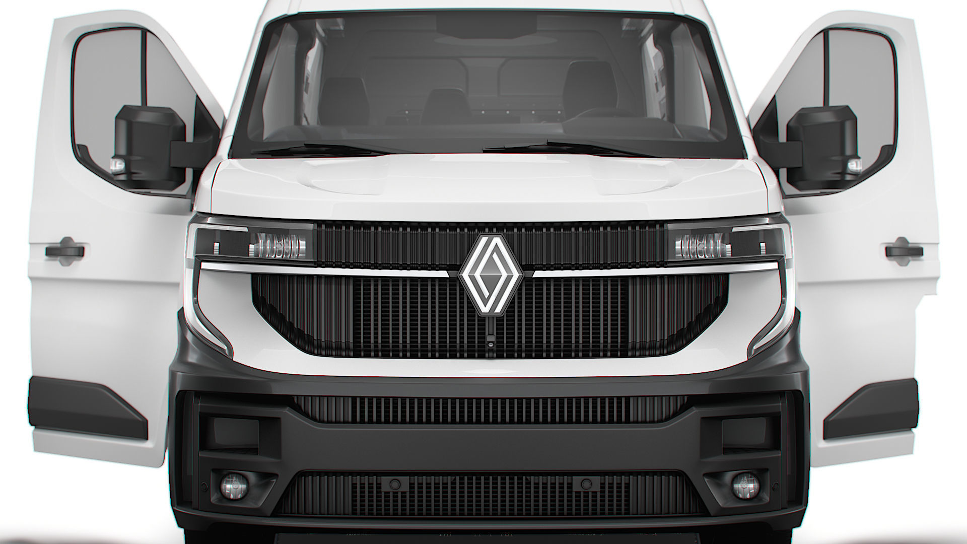 Renault Master L2H2 CrewCab Van HQ Interior 2024 3D model_7