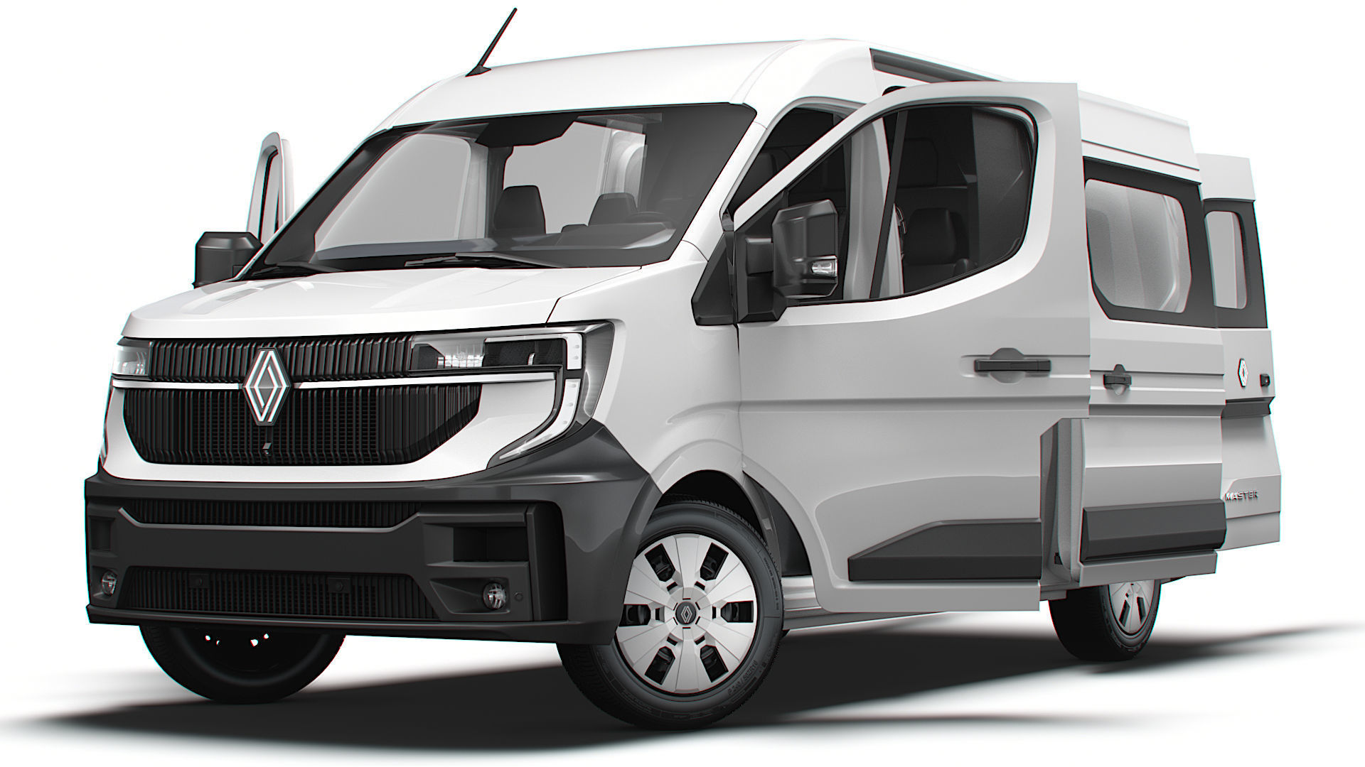 Renault Master L2H2 CrewCab Van HQ Interior 2024 3D model_8