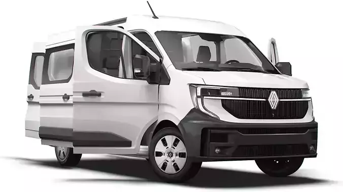 Renault Master L2H2 CrewCab Van HQ Interior 2024