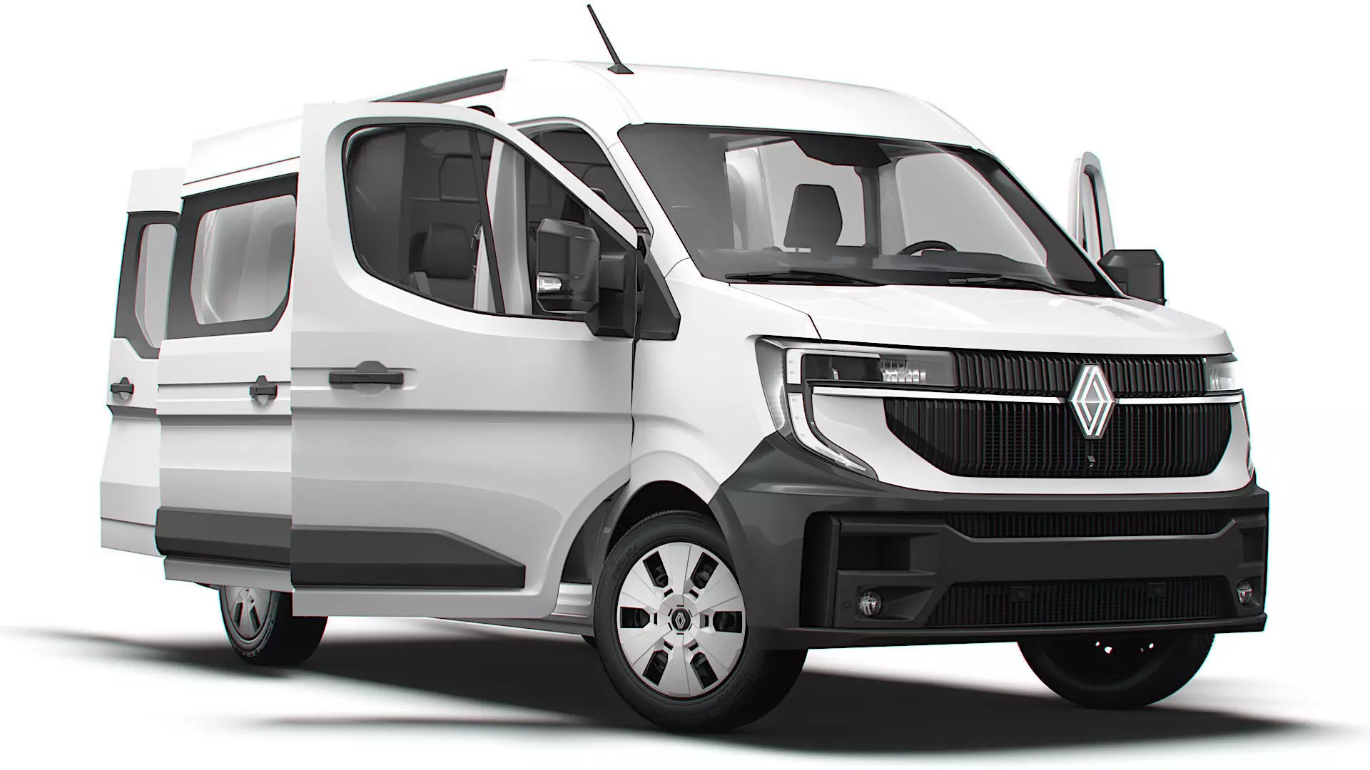 Renault Master L2H2 CrewCab Van HQ Interior 2024 3D model_0