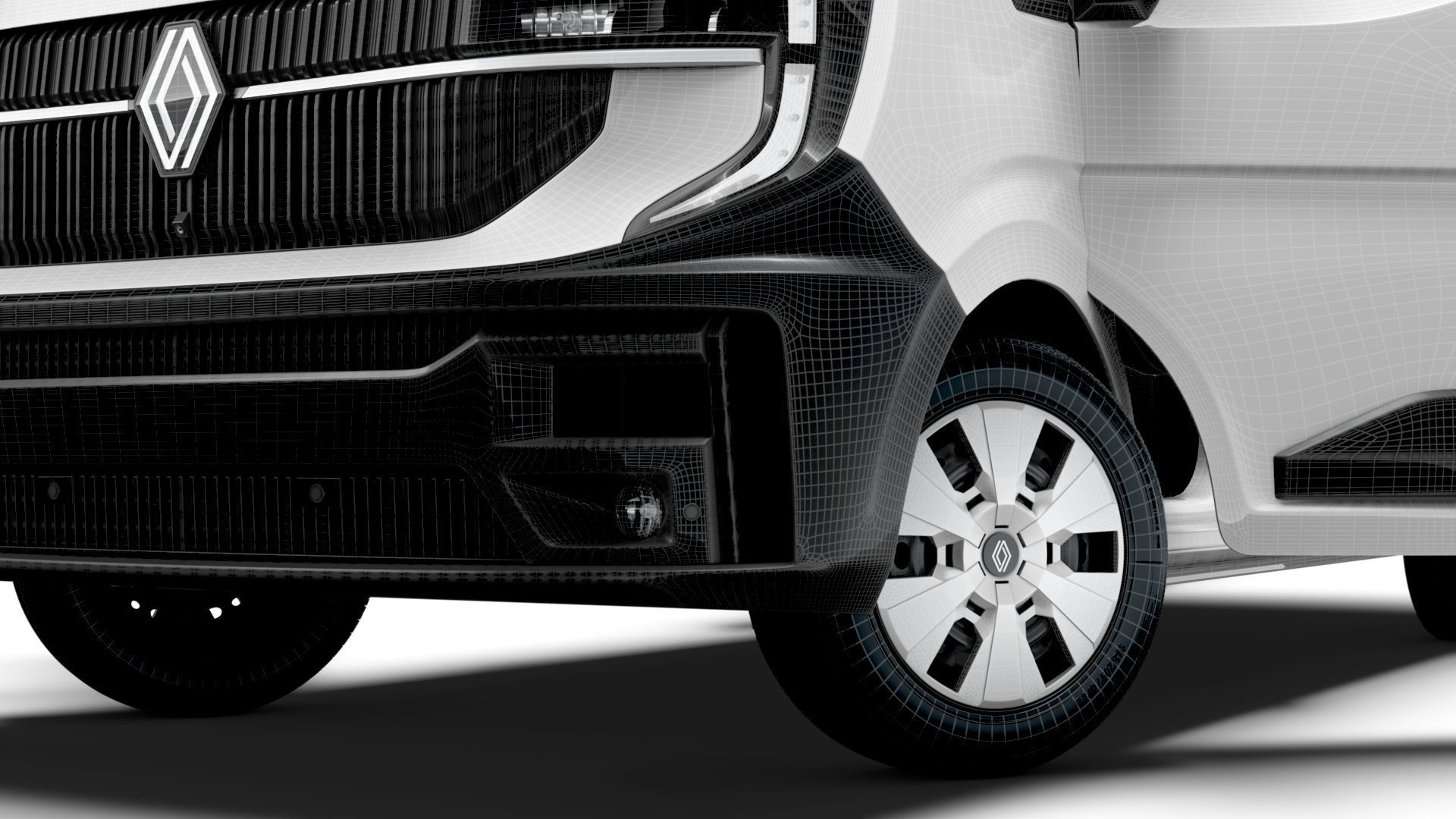 Renault Master L2H2 CrewCab Van HQ Interior 2024 3D model_18