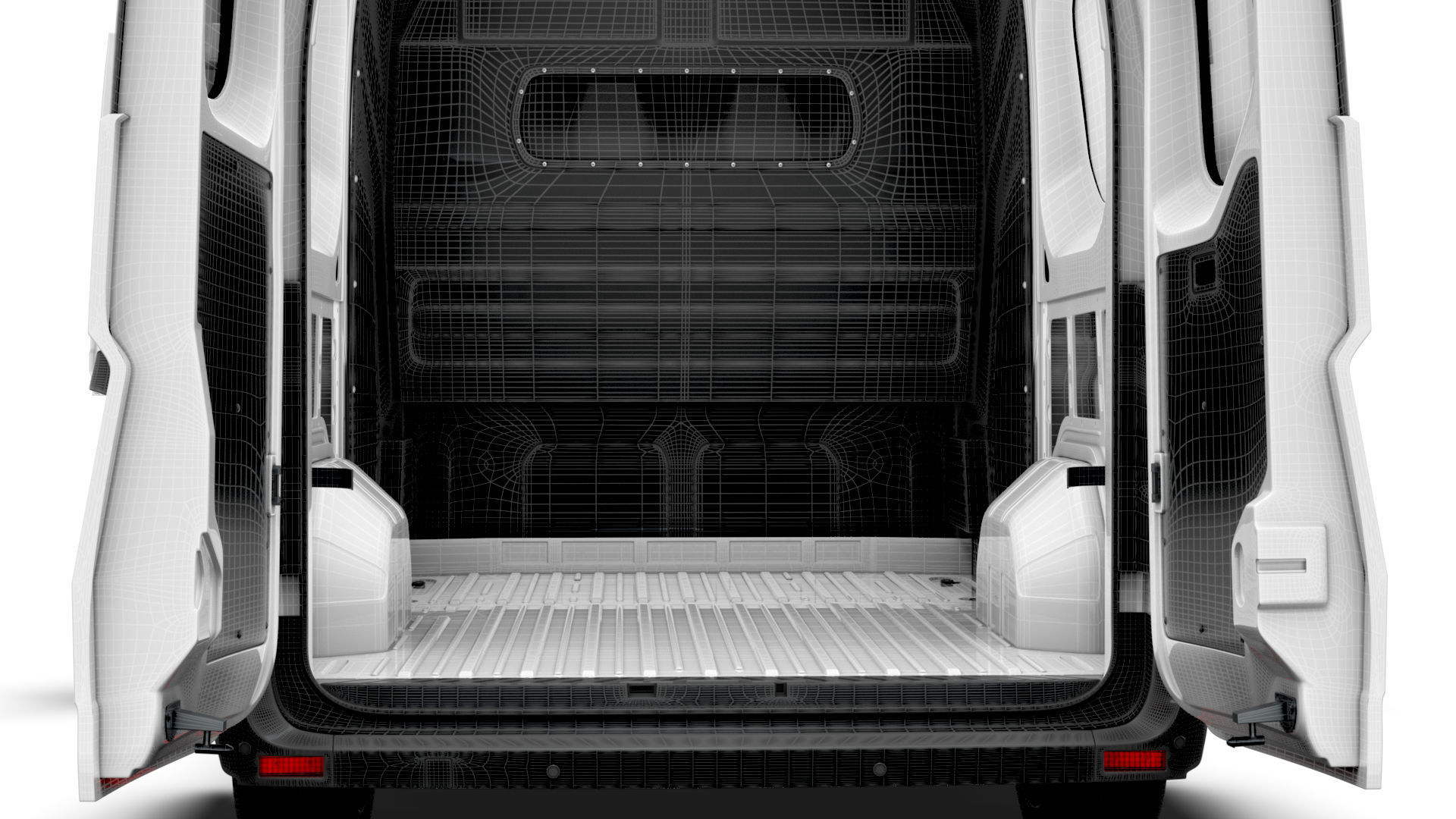 Renault Master L2H2 CrewCab Van HQ Interior 2024 3D model_28