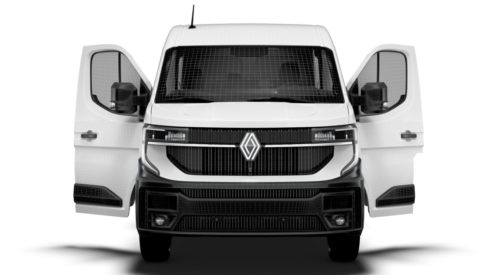 Renault Master L2H2 CrewCab Van HQ Interior 2024 3D model_21