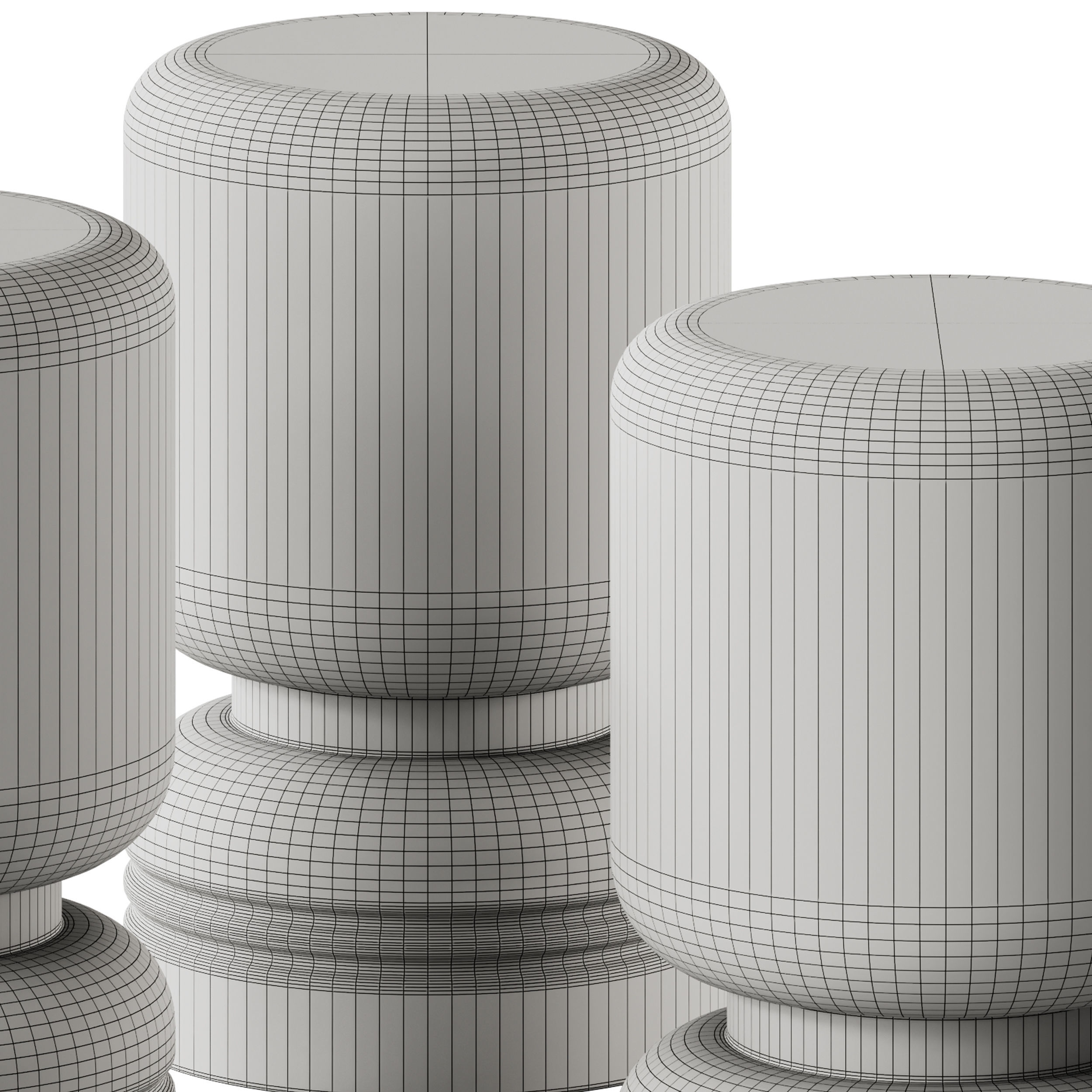 Folk Stool or Table by Mambo Unlimited Ideas 3D model_5