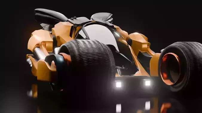 Bujji Car from Kalki 2898AD  Fan Made 3D model