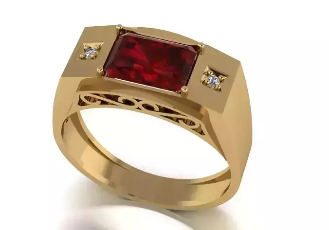 anel de formatura masculino