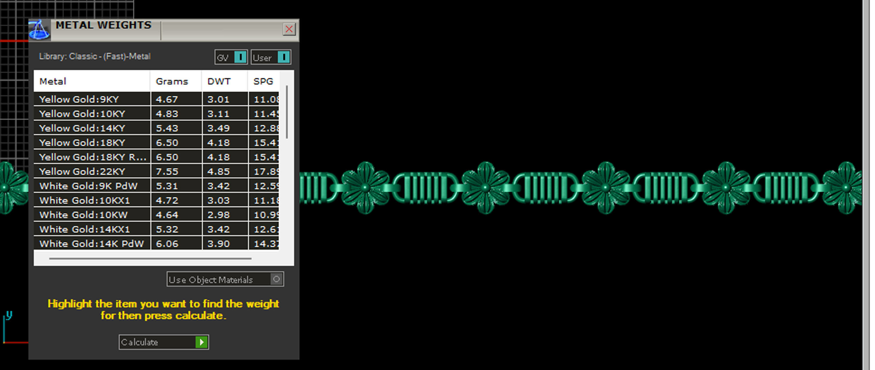 ladies 3d chain or necklace or bracelet 3d model 3D print model_5