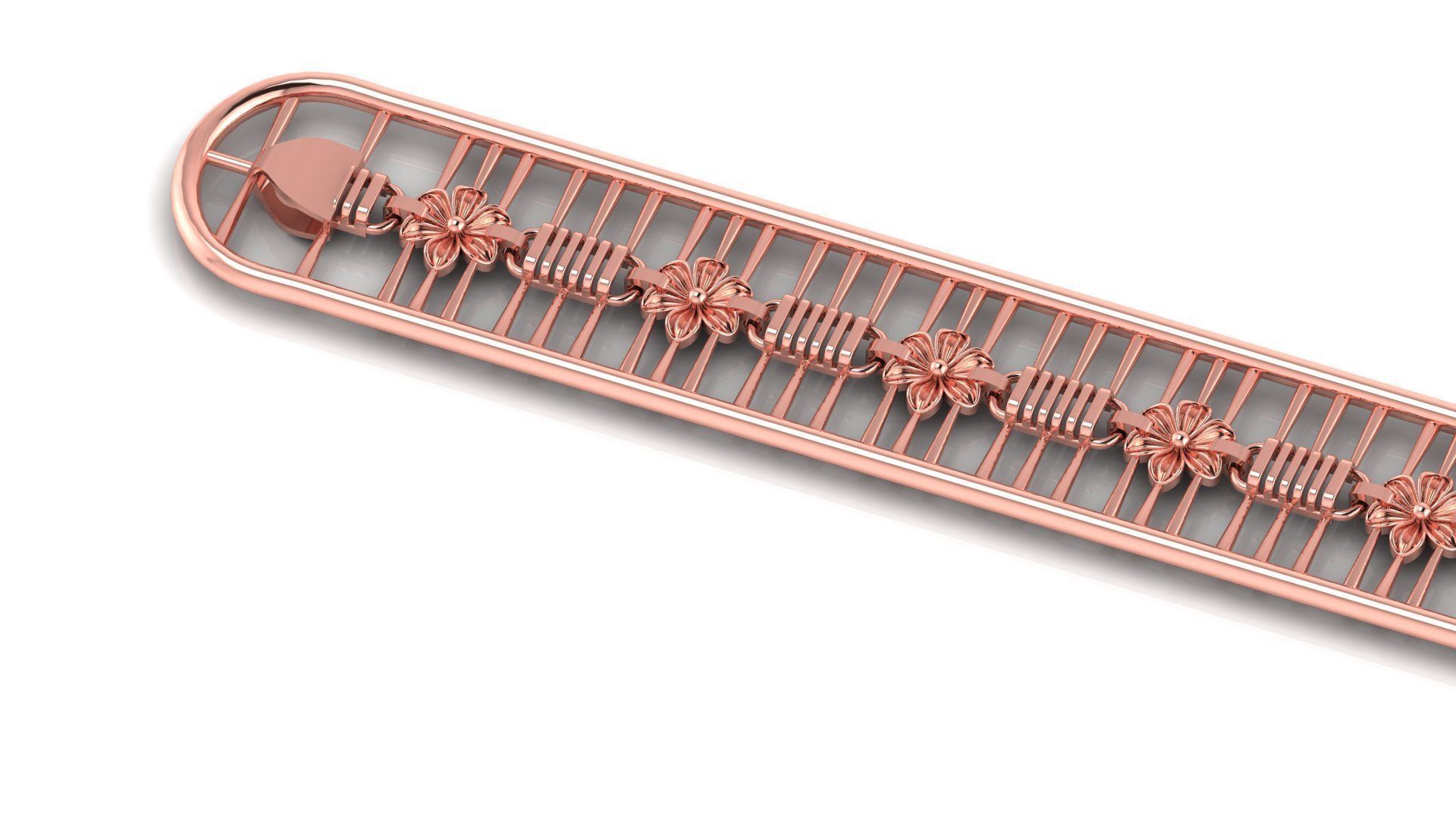 ladies 3d chain or necklace or bracelet 3d model 3D print model_2