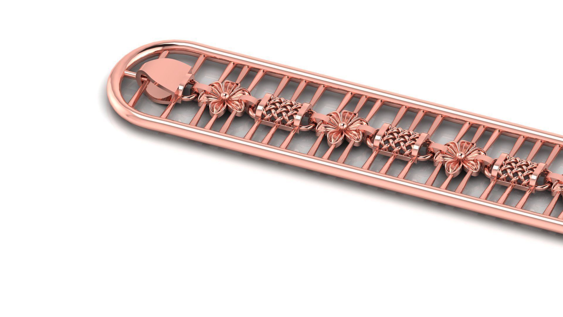 ladies 3d chain or necklace or bracelet 3d model 3D print model_1