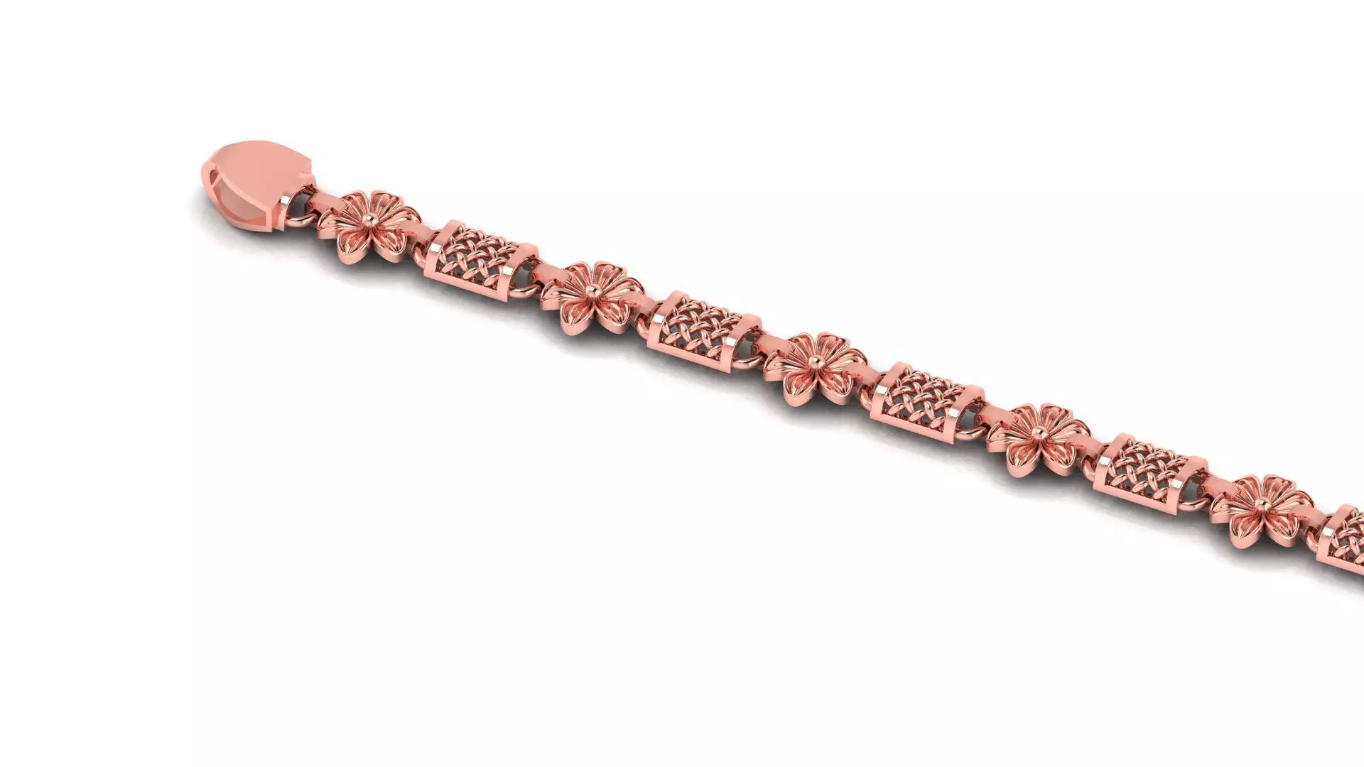 ladies 3d chain or necklace or bracelet 3d model 3D print model_0