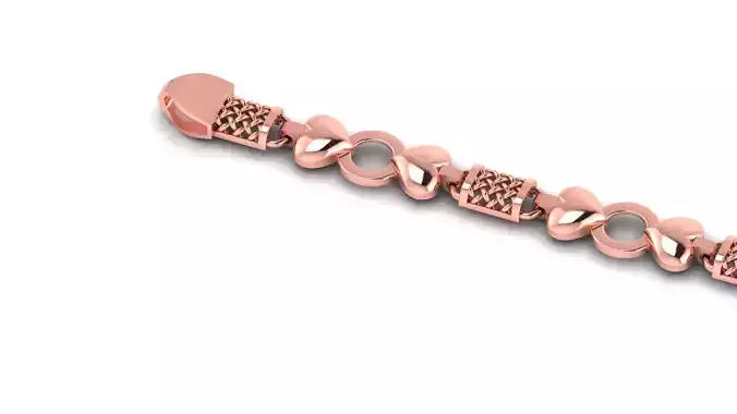 ladies 3d chain or necklace or bracelet 3d model 3D print model