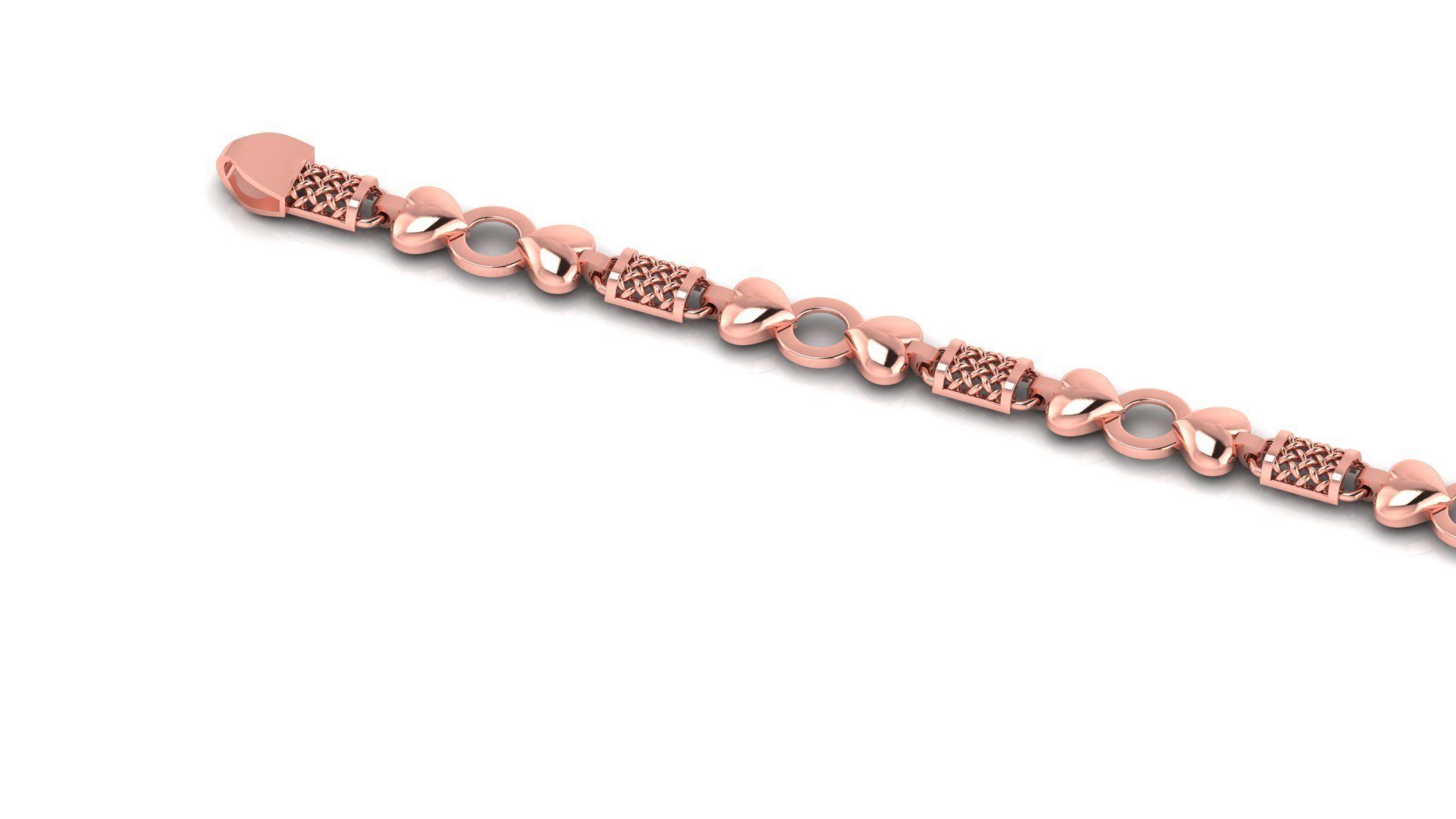 ladies 3d chain or necklace or bracelet 3d model 3D print model_5