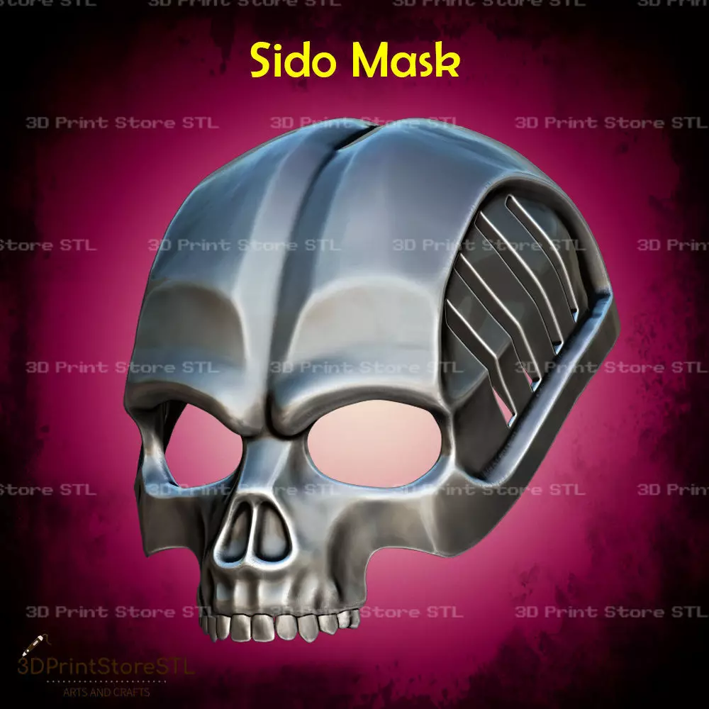 Sido Mask for Cosplay - STL File 3D print model