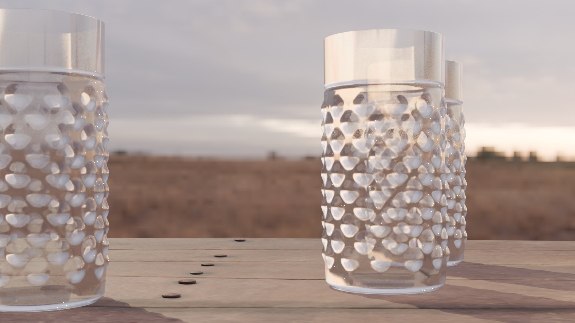 Water Glass Free 3D model_3