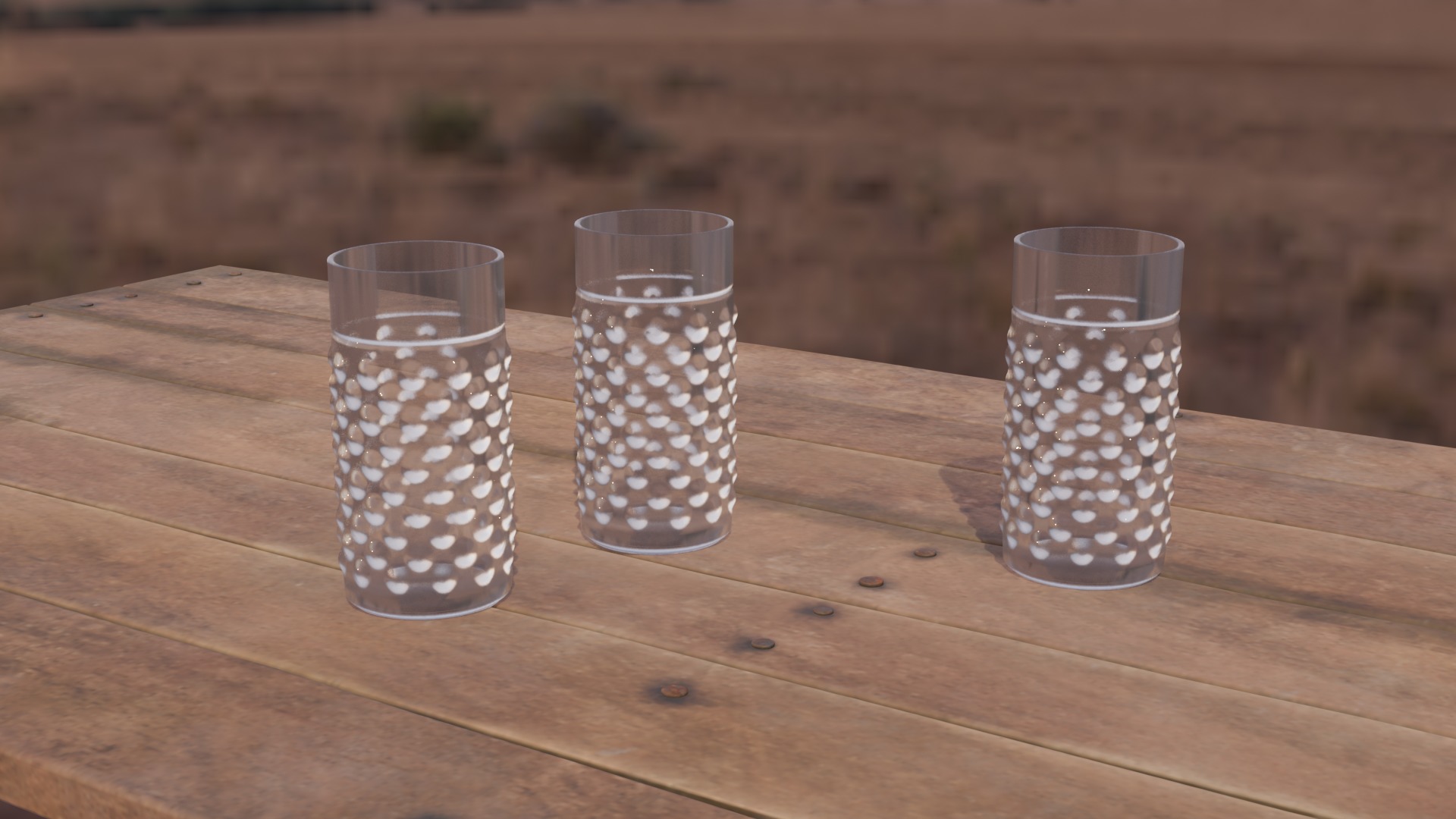 Water Glass Free 3D model_1