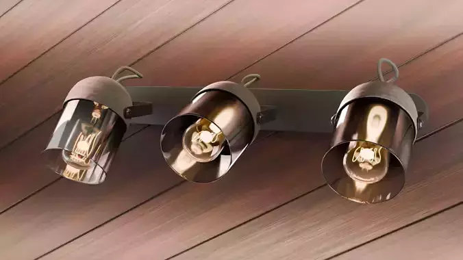 Wall lamp in loft style