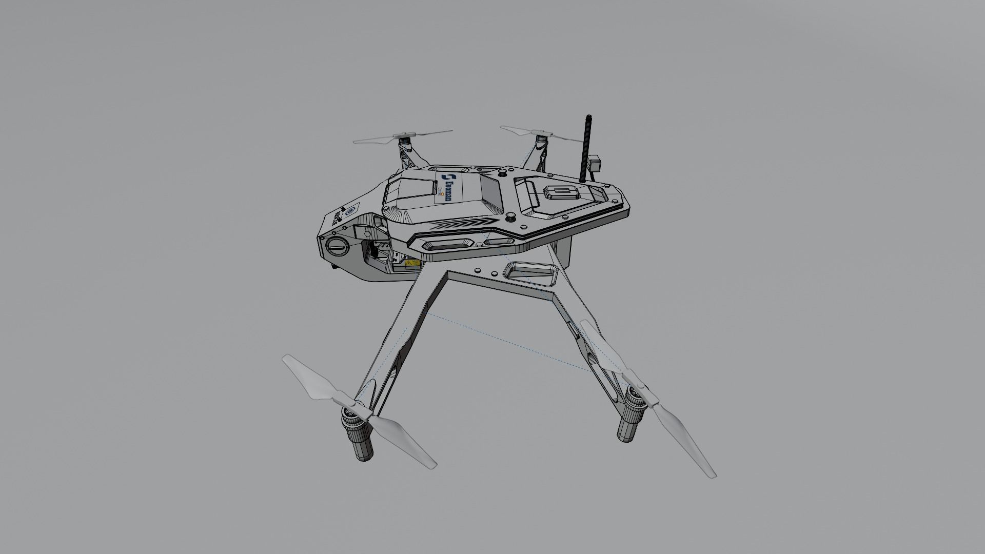 Rescue Drone 3D model_18