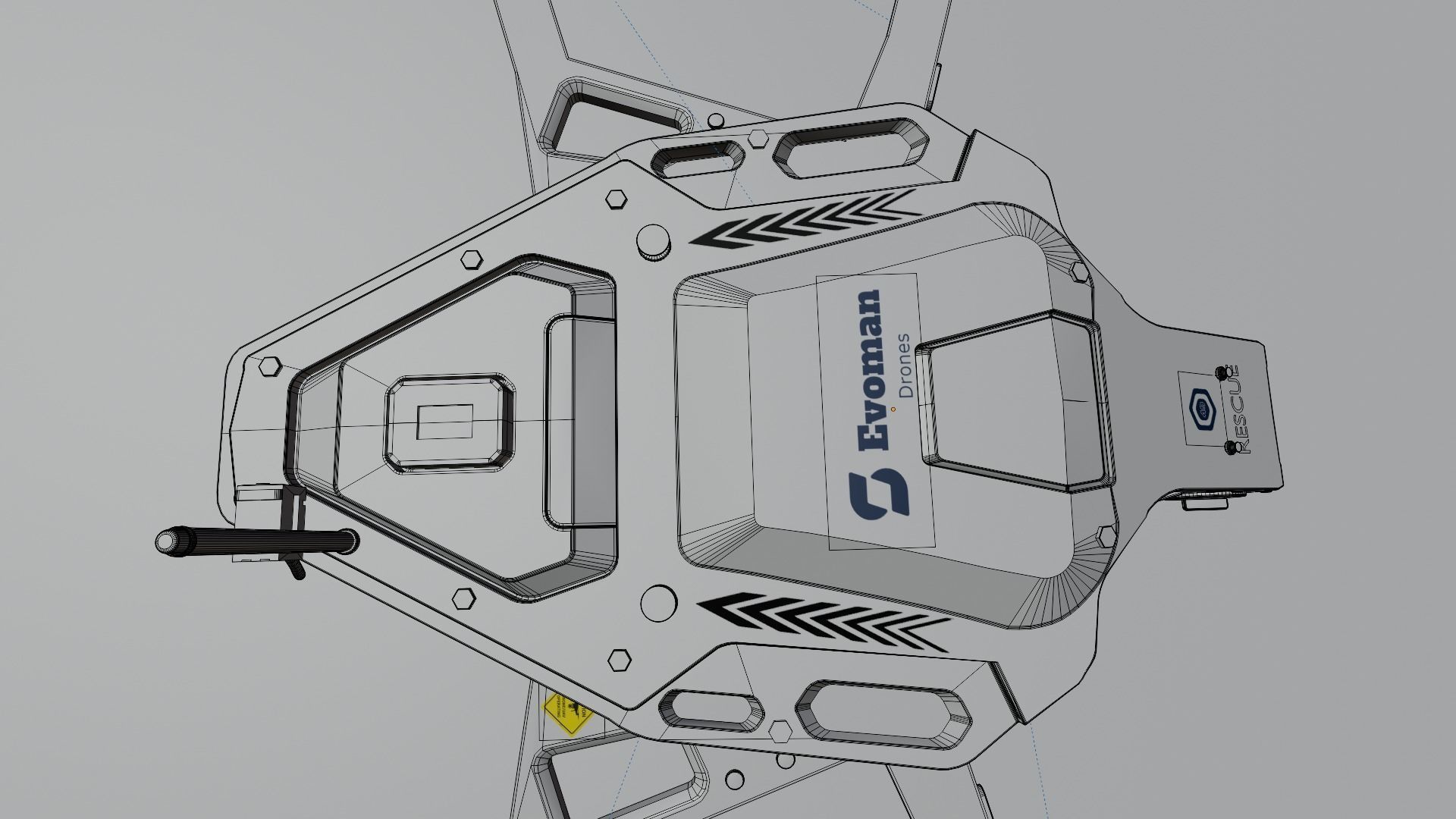 Rescue Drone 3D model_6