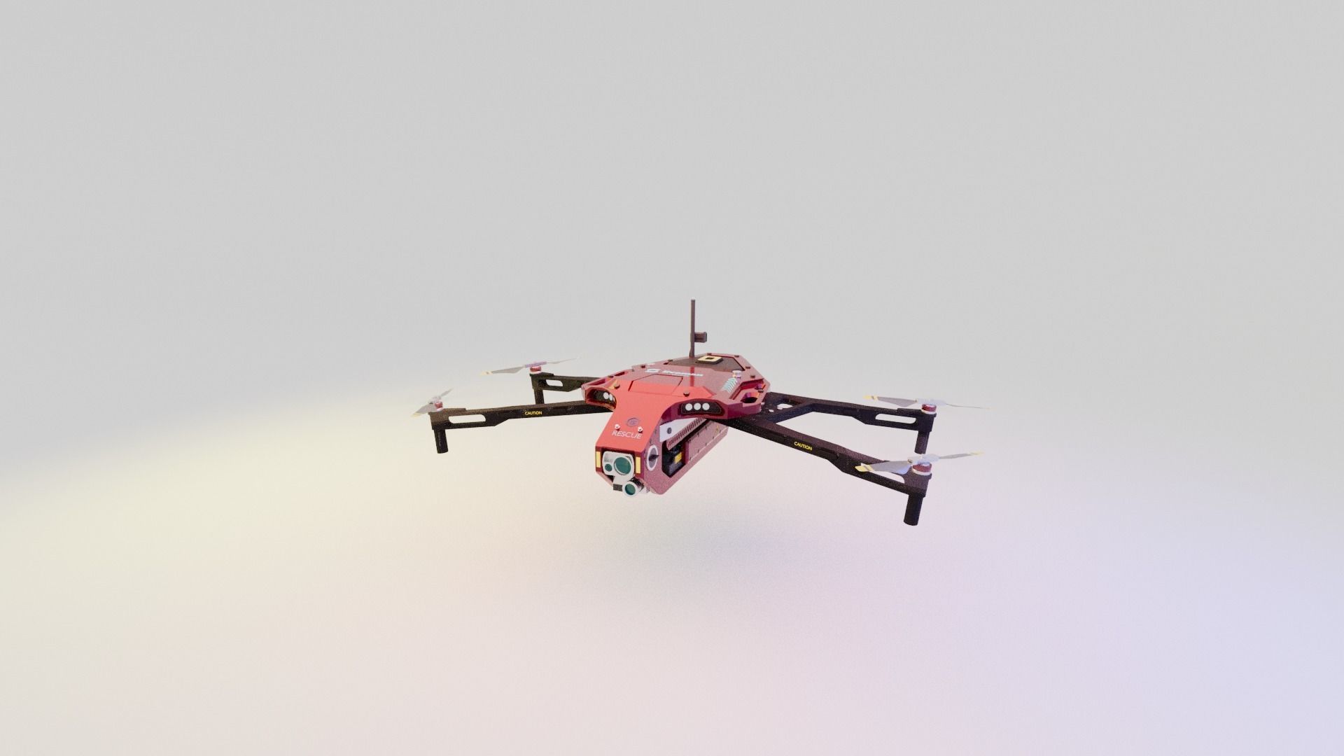 Rescue Drone 3D model_24
