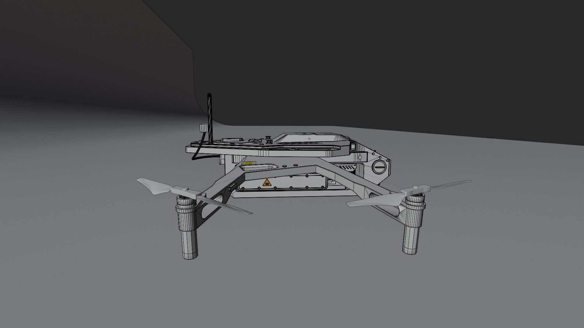 Rescue Drone 3D model_28