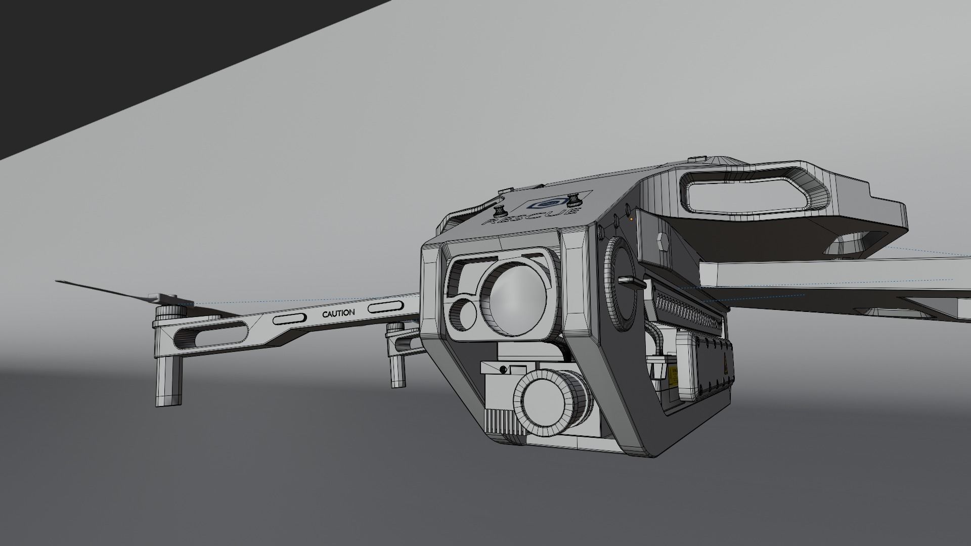 Rescue Drone 3D model_4