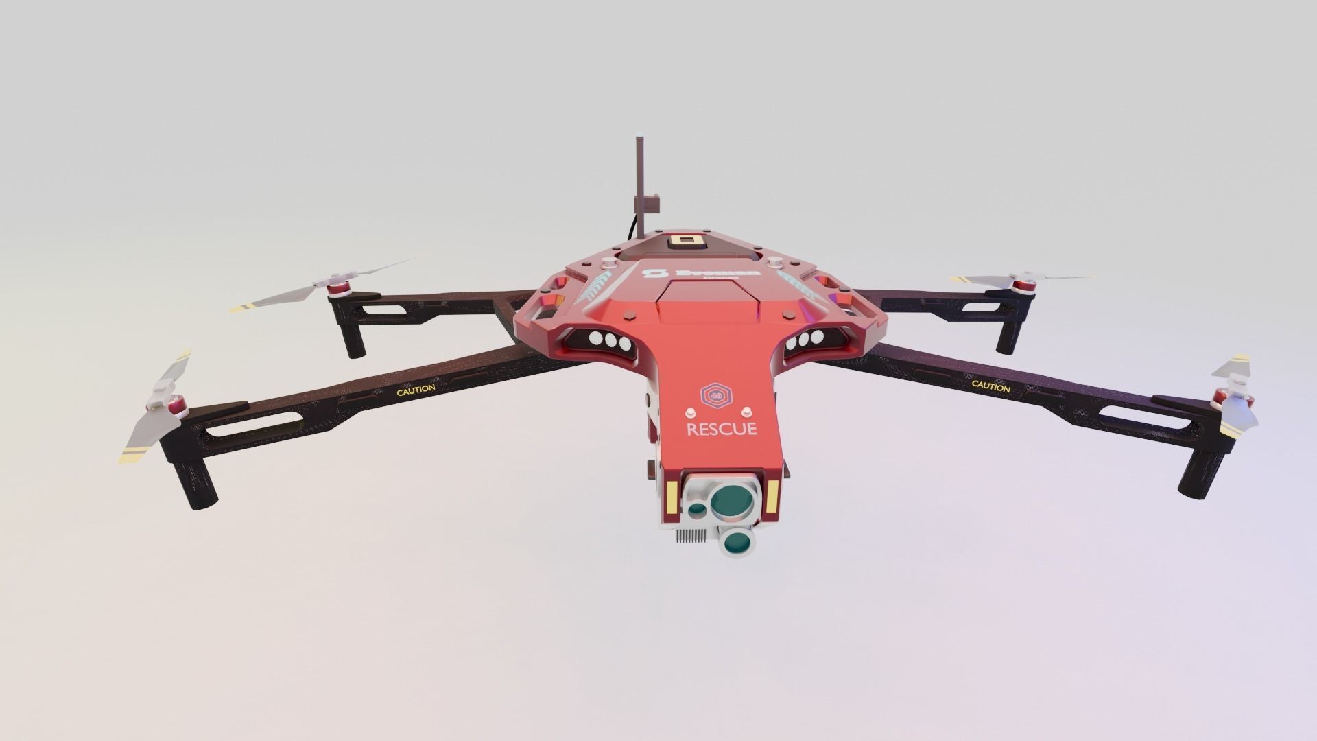 Rescue Drone 3D model_29