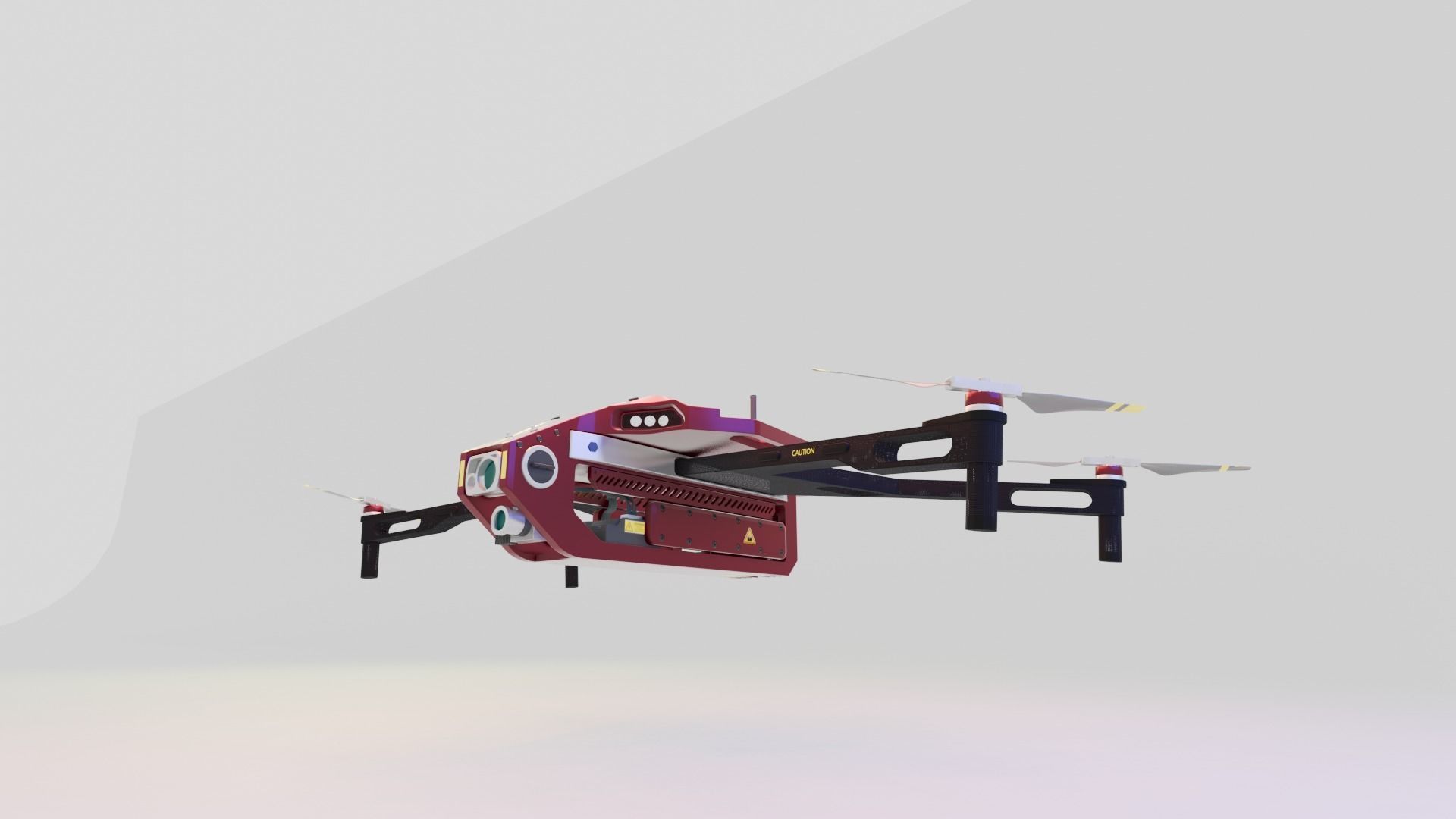 Rescue Drone 3D model_3