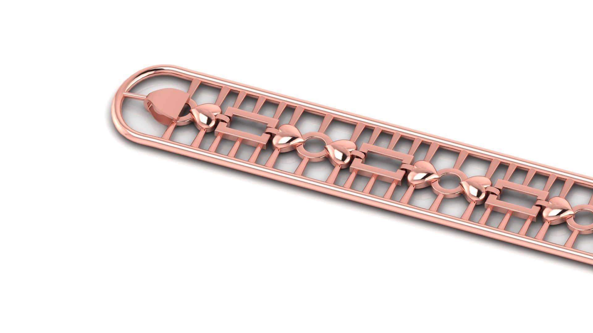 ladies 3d chain or necklace or bracelet 3d model 3D print model_2