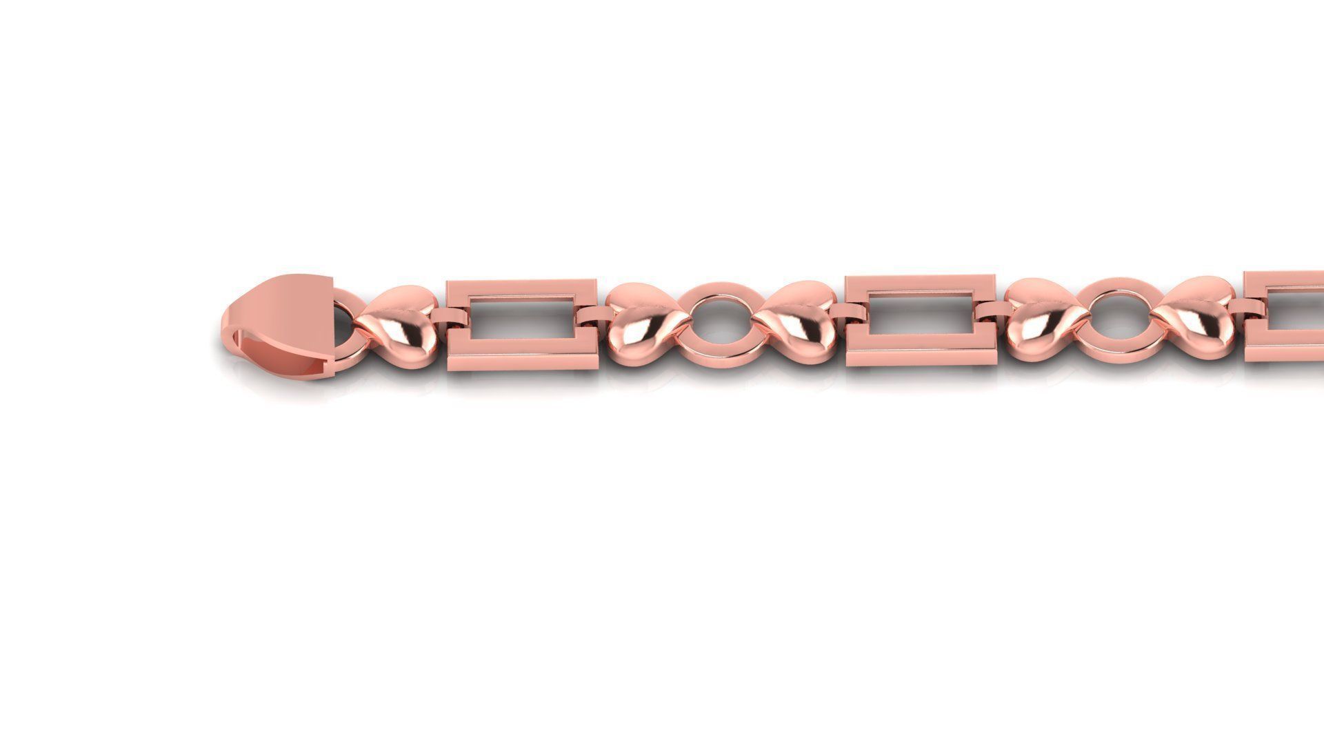 ladies 3d chain or necklace or bracelet 3d model 3D print model_6