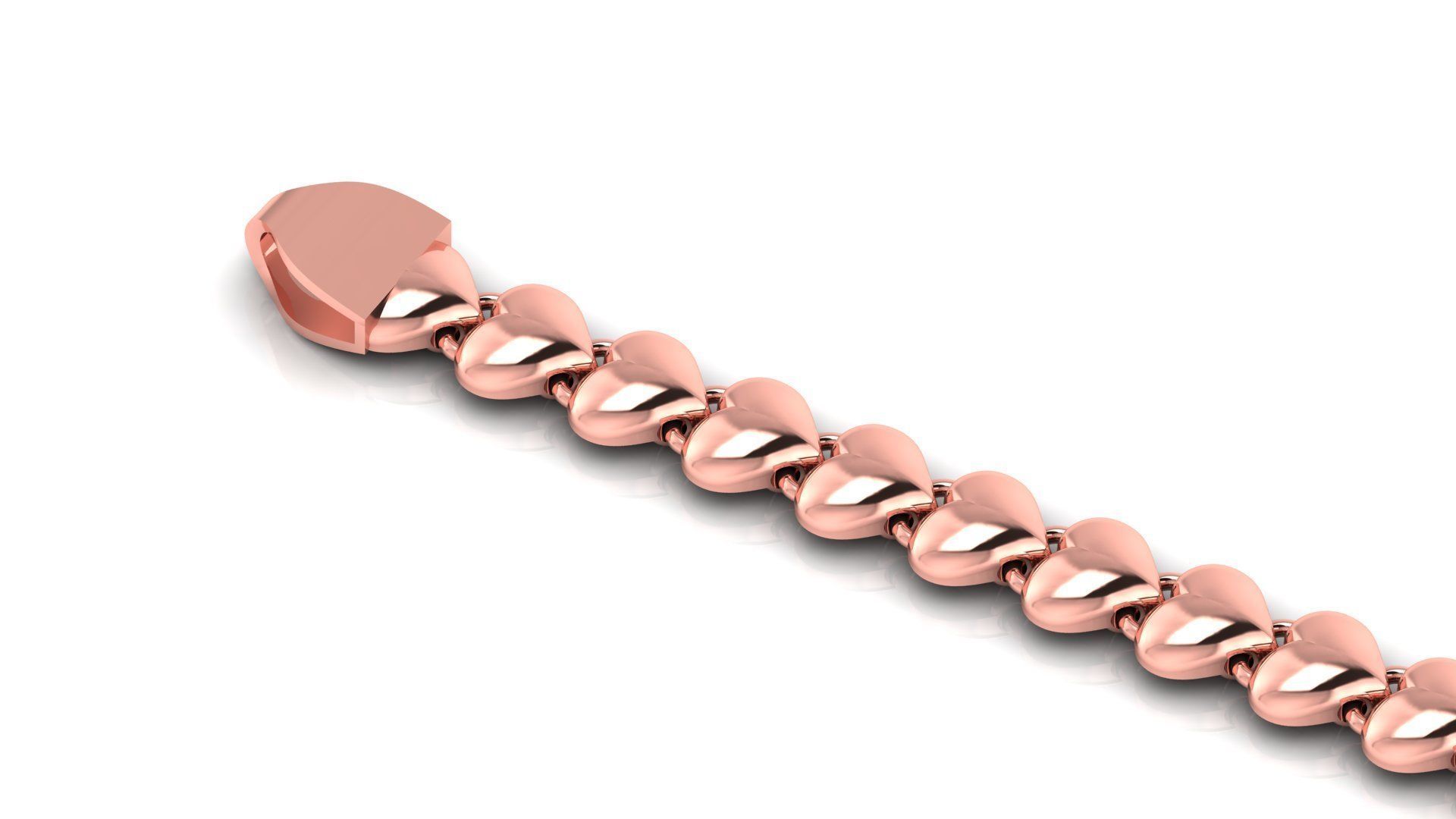 ladies 3d chain or necklace or bracelet 3d model 3D print model_4