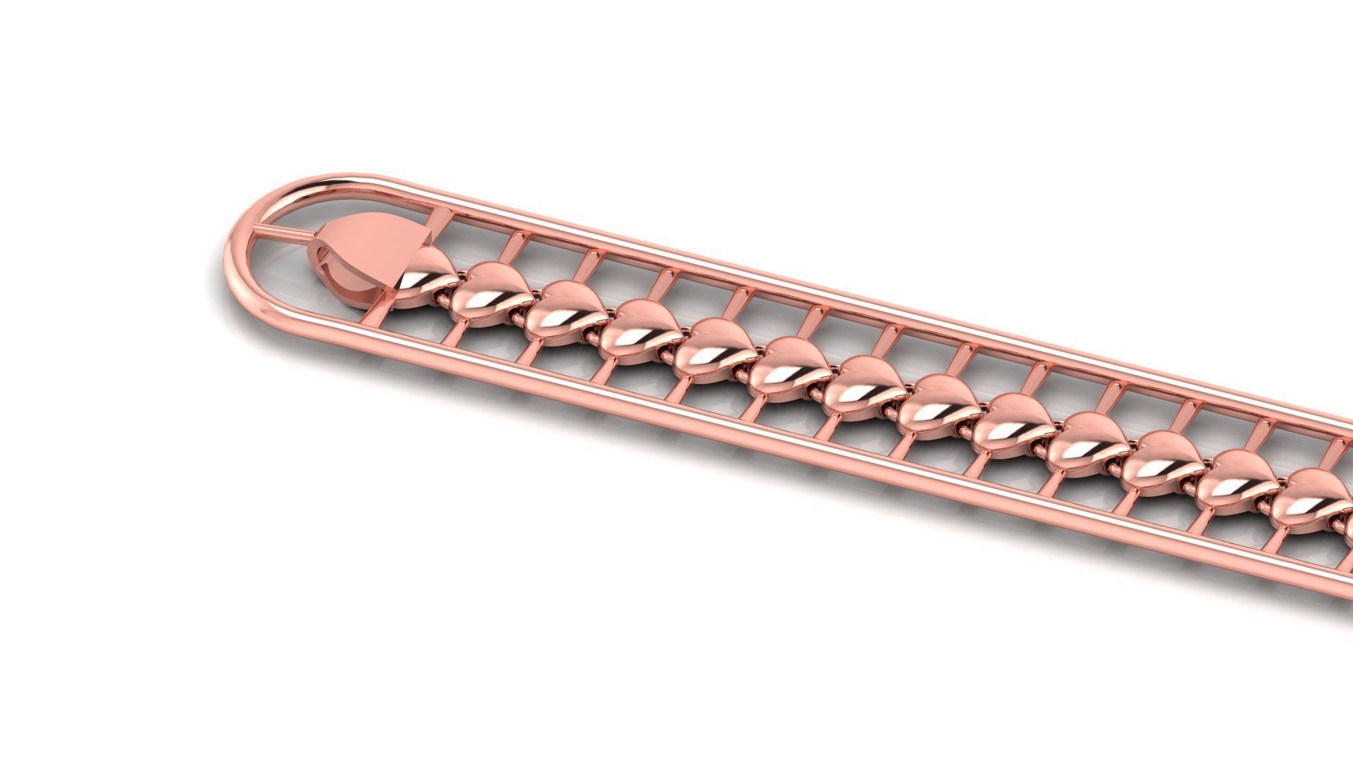 ladies 3d chain or necklace or bracelet 3d model 3D print model_2