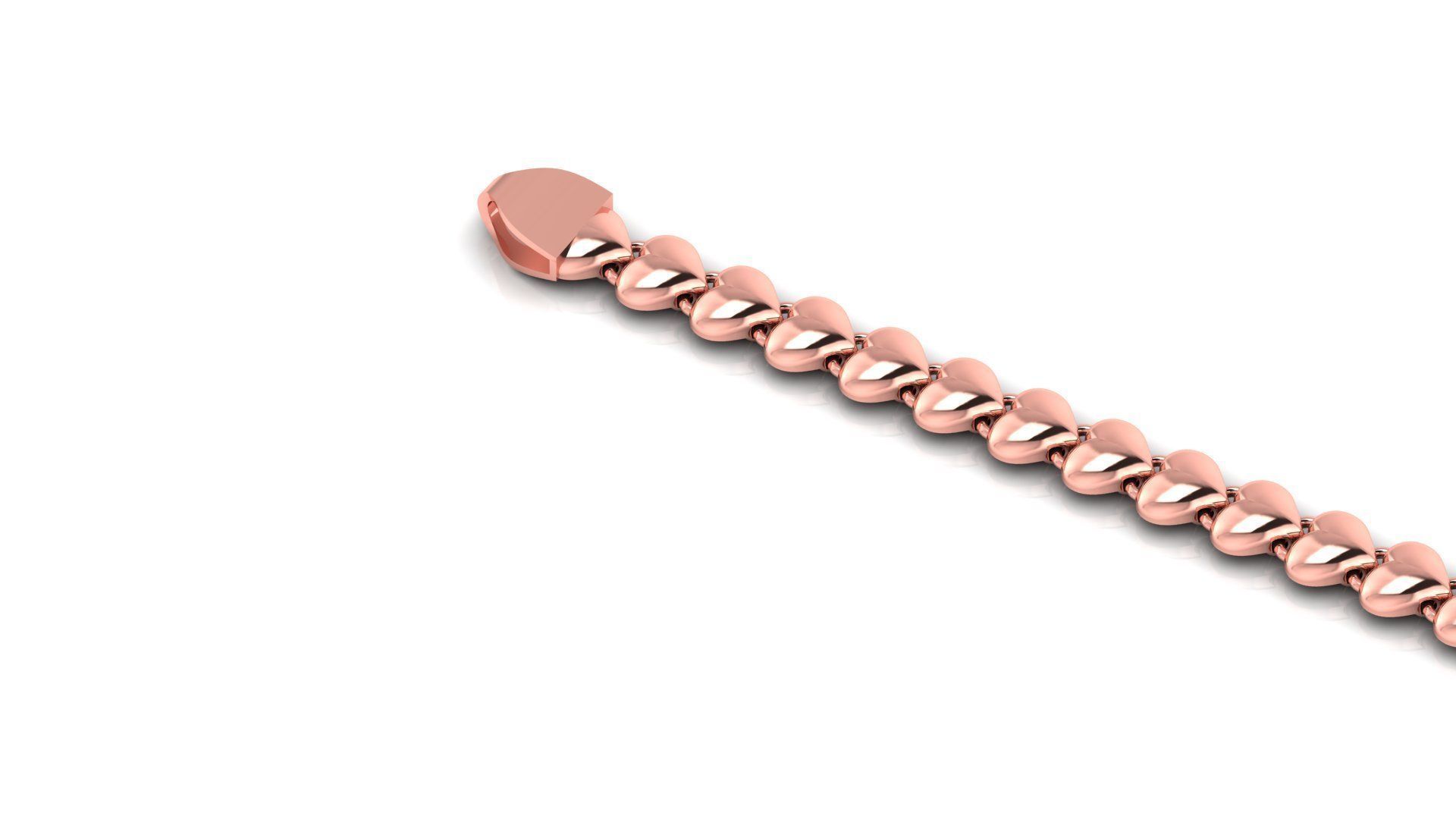 ladies 3d chain or necklace or bracelet 3d model 3D print model_3