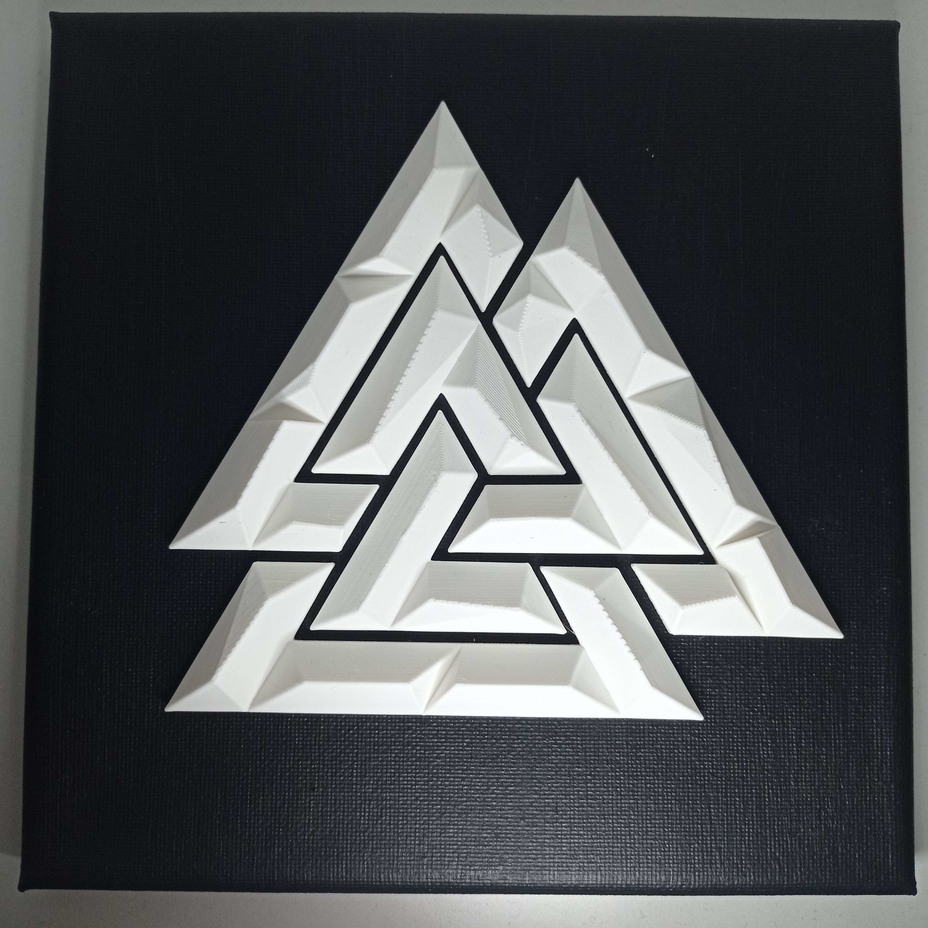 3D Valknut - Viking Decoration 3D print model_2