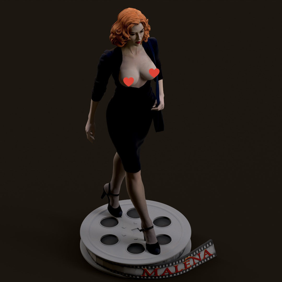 Malena Monica Bellucci NSFW 3D print model_34