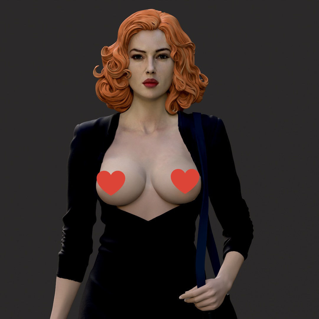 Malena Monica Bellucci NSFW 3D print model_16