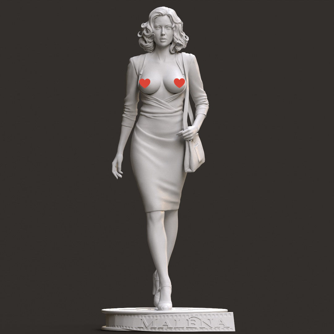 Malena Monica Bellucci NSFW 3D print model_1