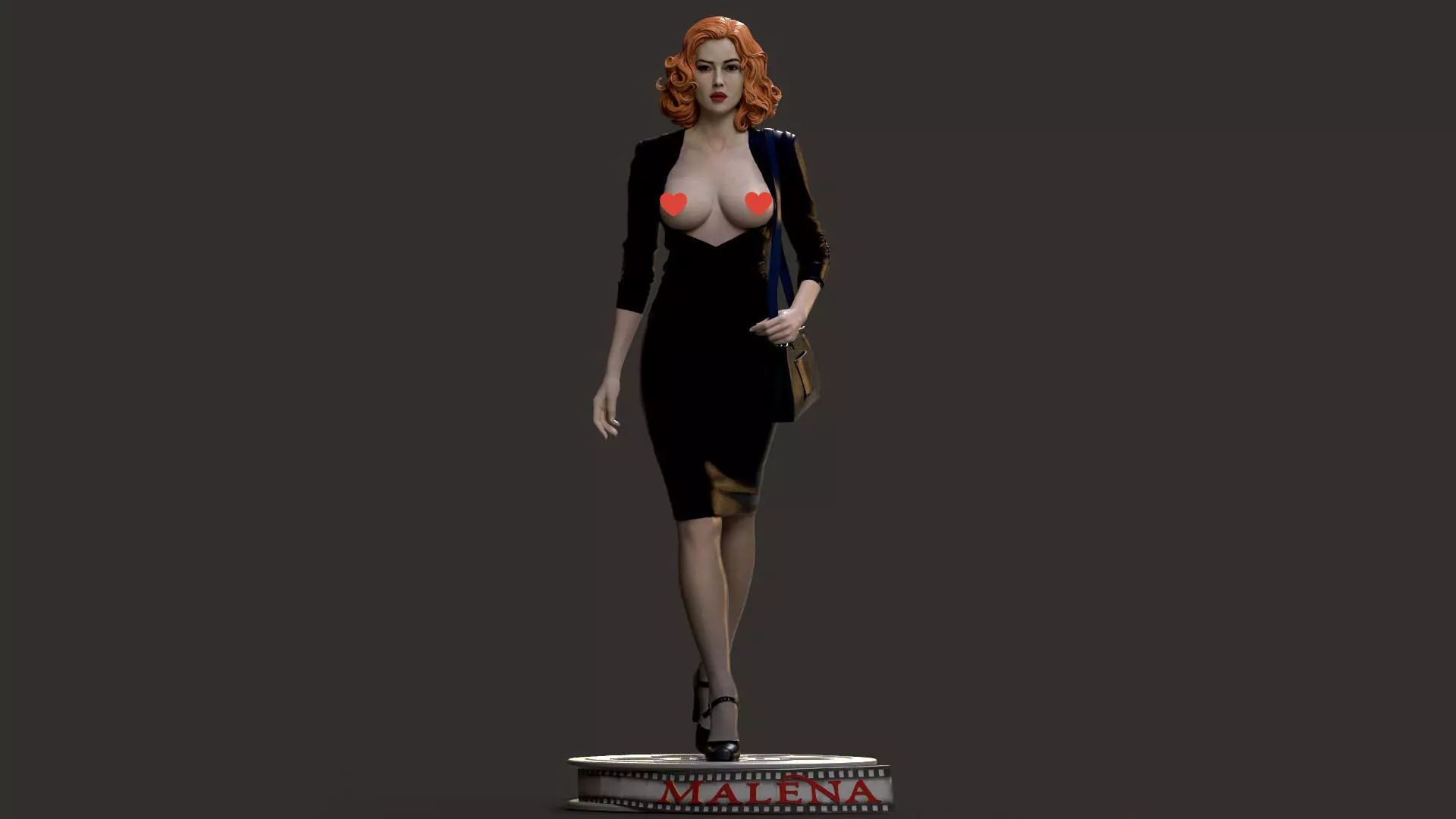 Malena Monica Bellucci NSFW 3D print model_0