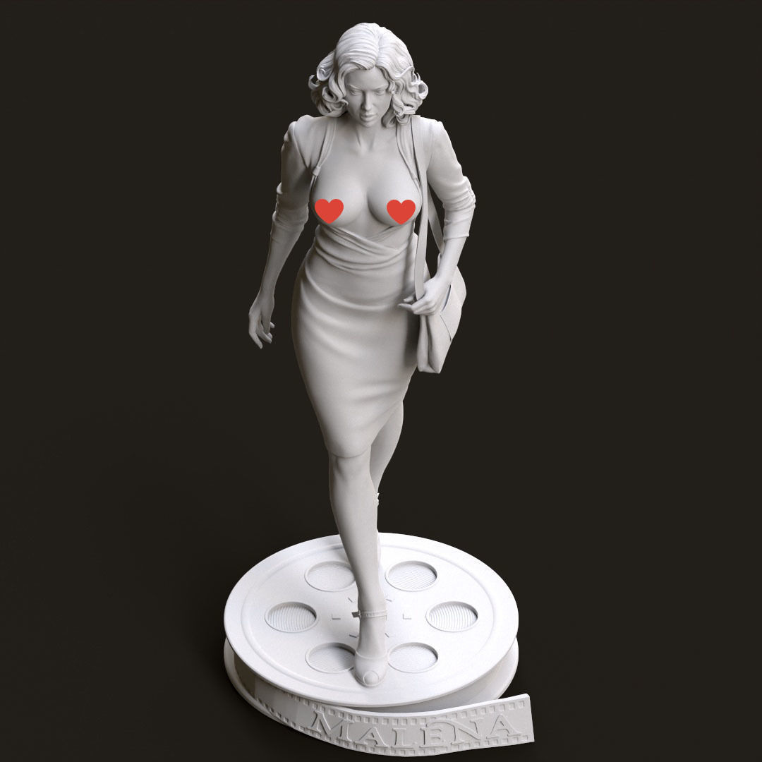 Malena Monica Bellucci NSFW 3D print model_33