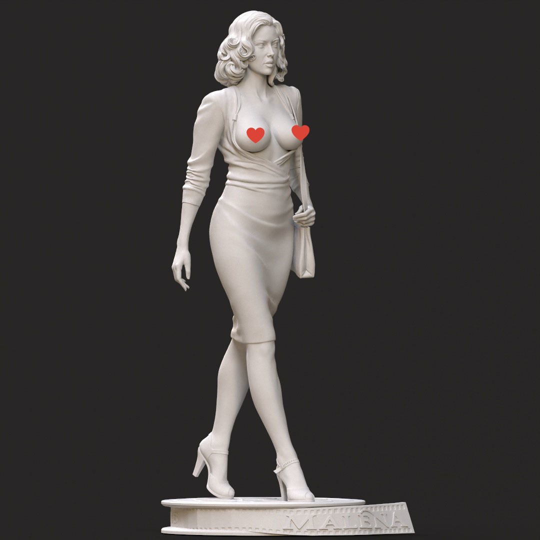 Malena Monica Bellucci NSFW 3D print model_3