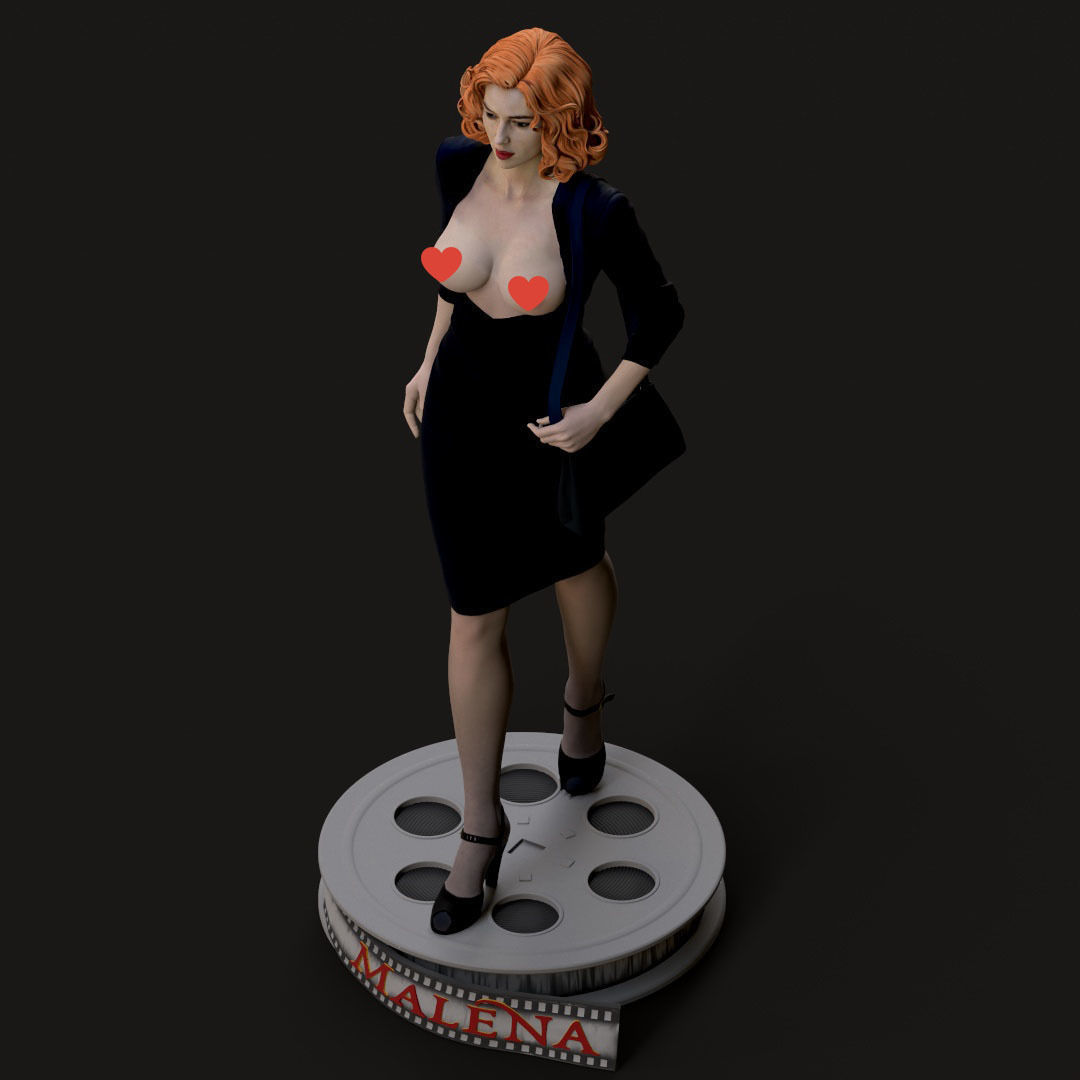 Malena Monica Bellucci NSFW 3D print model_46